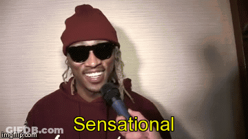 Man In Sunglasses And Beanie Holding Microphone Sensational GIF
