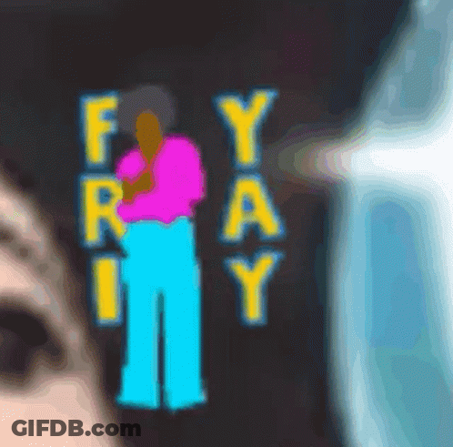 Man In Sunglasses And Beanie Saying Its Friday GIF
