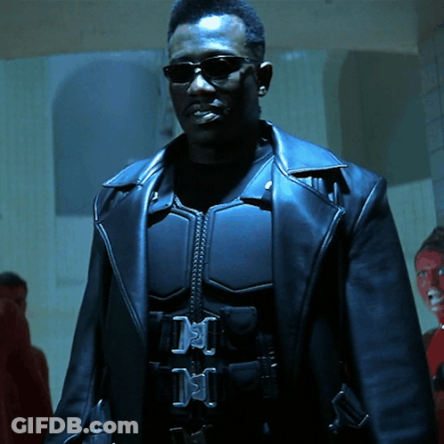 Man In Sunglasses And Black Leather Jacket GIF