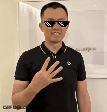 Man In Sunglasses And Black Polo Shirt Showing Hand GIF