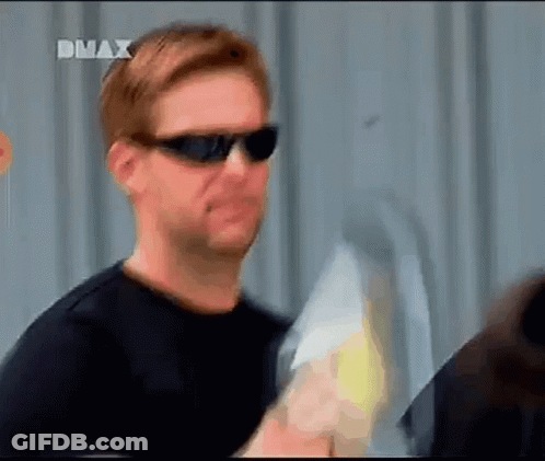 Man In Sunglasses And Black Shirt GIF