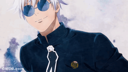 Man In Sunglasses And Black Shirt With G Pocket GIF