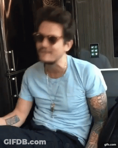 Man In Sunglasses And Blue Shirt GIF