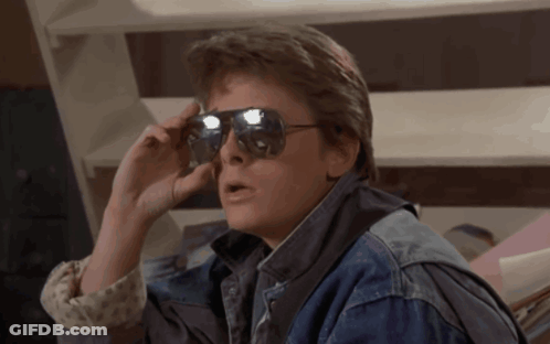 Man In Sunglasses And Denim Jacket GIF