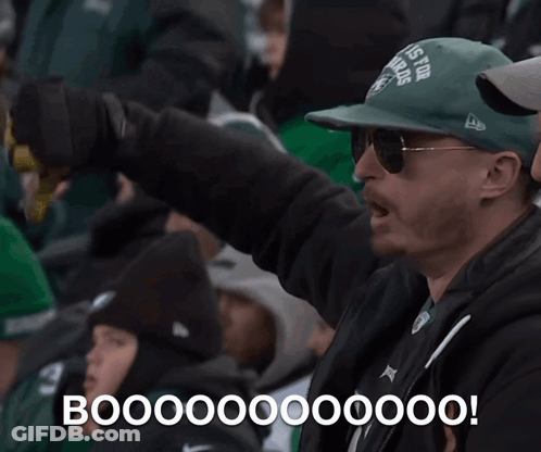 Man In Sunglasses And Eagles For Life Hat GIF