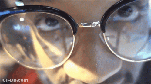 Man In Sunglasses And Fake Wig GIF