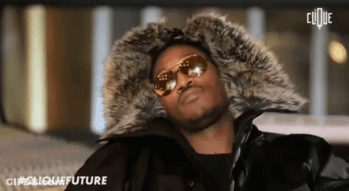 Man In Sunglasses And Fur Hood GIF