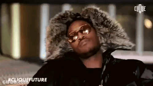 Man In Sunglasses And Fur Hood GIF