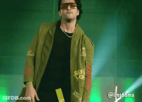 Man In Sunglasses And Green Jacket #Ims66ma GIF