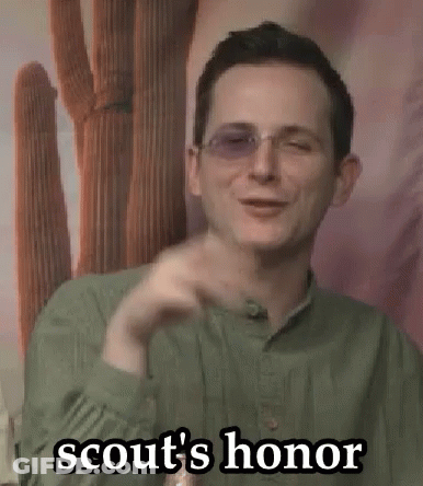 Man In Sunglasses And Green Shirt Giving Peace Sign Scout's Honor GIF
