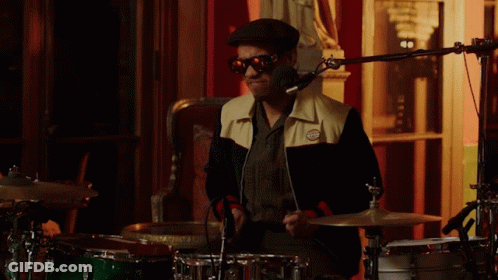 Man In Sunglasses And Gulf Jacket GIF