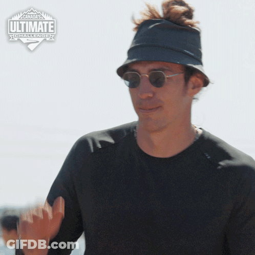 Man In Sunglasses And Hat Canada's Ultimate Challenge GIF