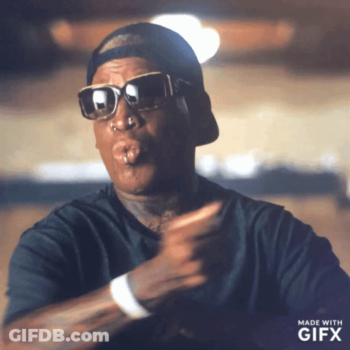 Man In Sunglasses And Hat GIF