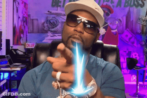 Man In Sunglasses And Hat Pointing At Camera GIF
