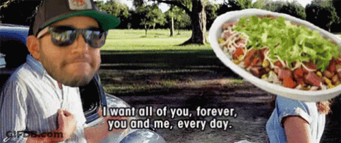 Man In Sunglasses And Hat Saying I Want All Of You GIF
