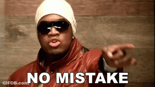 Man In Sunglasses And Hat Saying No Mistake While Pointing GIF