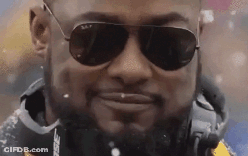 Man In Sunglasses And Headphones Smiling GIF