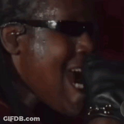 Man In Sunglasses And Leather Glove GIF