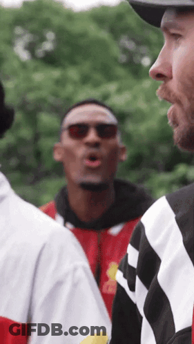 Man In Sunglasses And Liverpool Jacket GIF