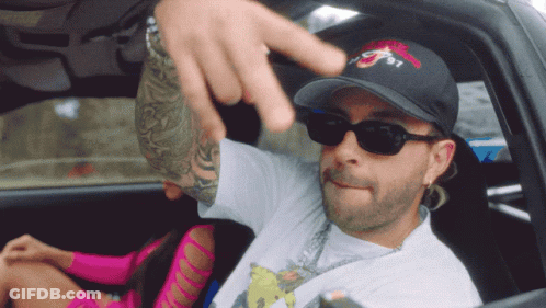 Man In Sunglasses And Miami Hat GIF