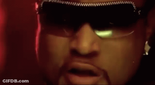 Man In Sunglasses And Necklace In Club GIF