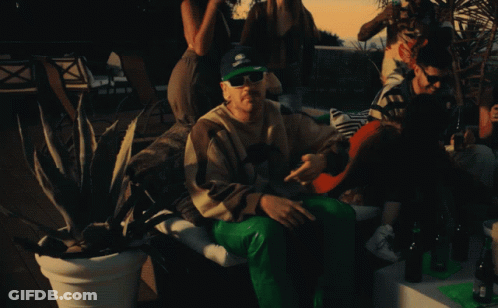 Man In Sunglasses And Omega Hat GIF