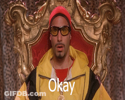 Man In Sunglasses And Red Hat Saying Okay GIF