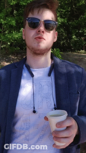 Man In Sunglasses And Shirt Saying Or GIF