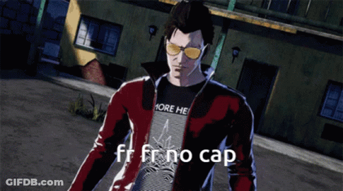 Man In Sunglasses And T-Shirt Saying More Here GIF