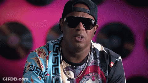 Man In Sunglasses And Versace Shirt GIF