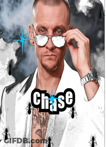 Man In Sunglasses And Watch Saying Chase GIF