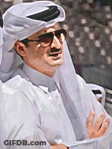Man In Sunglasses And White Head Scarf GIF