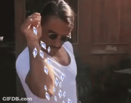 Man In Sunglasses And White Shirt Holding Something GIF
