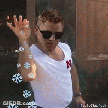 Man In Sunglasses And White Shirt With Letter N GIF