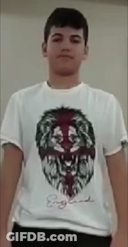 Man In Sunglasses And White T-Shirt Dancing GIF