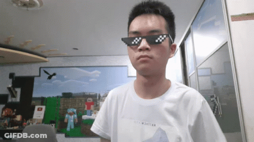 Man In Sunglasses And William Shirt GIF
