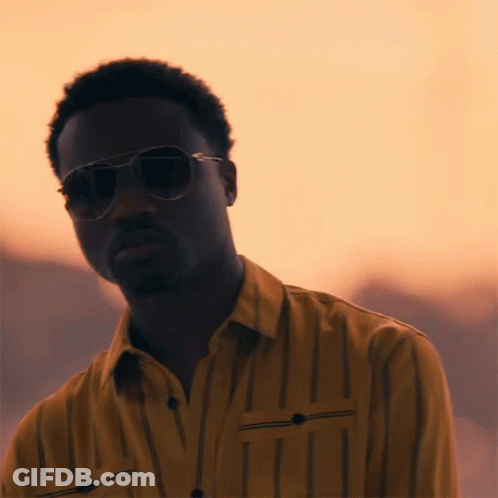 Man In Sunglasses And Yellow Shirt GIF