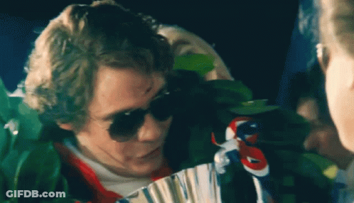 Man In Sunglasses Asking Do I Look Like A Racing Driver GIF
