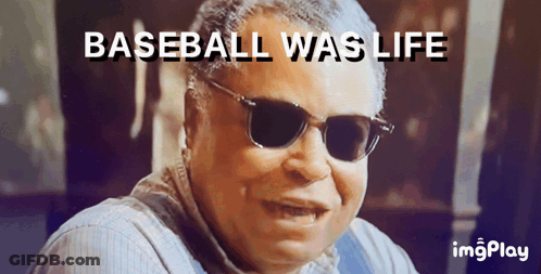 Man In Sunglasses Baseball Was Life GIF
