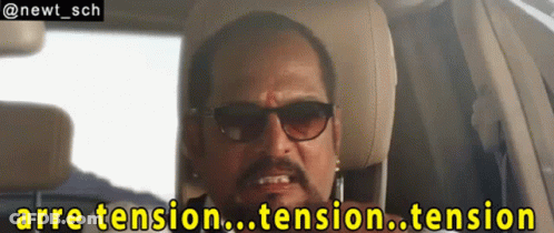 Man In Sunglasses Driving Car Arre Tension GIF