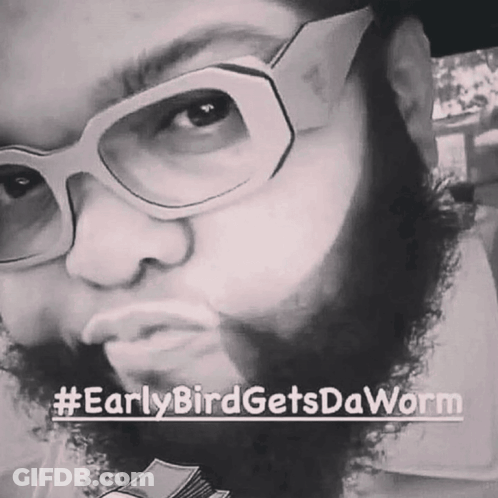 Man In Sunglasses Fist In Air We're Still Early GIF