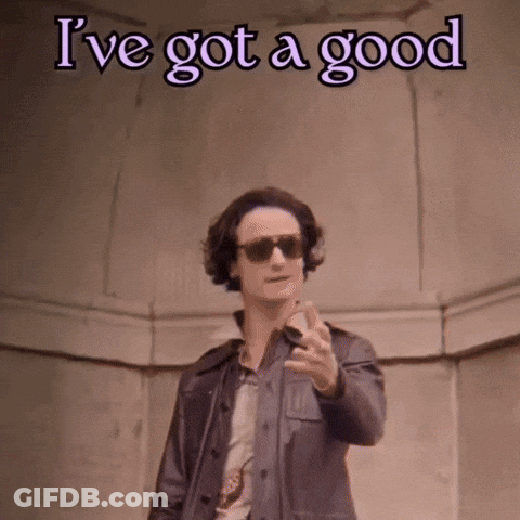 Man In Sunglasses Giving Middle Finger Saying I've Got A Good GIF