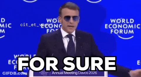 Man In Sunglasses Giving Speech At World Economic Forum GIF
