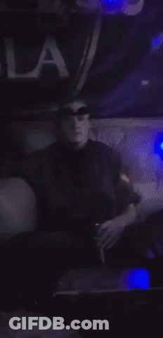 Man In Sunglasses Holding Beer Deal With It GIF