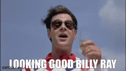 Man In Sunglasses Holding Champagne Looking Good Billy Ray GIF