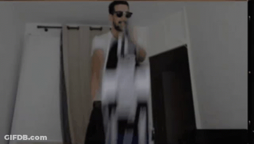 Man In Sunglasses Holding Frisbee GIF