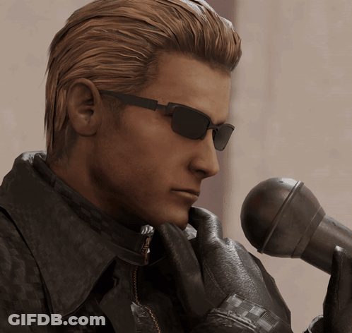 Man In Sunglasses Holding Microphone GIF