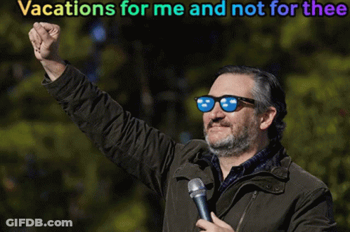 Man In Sunglasses Holding Microphone Vacations For Me And Not For Thee GIF