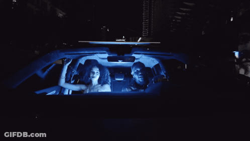 Man In Sunglasses In Front Of Car GIF