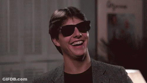 Man In Sunglasses Laughing Smiling GIF